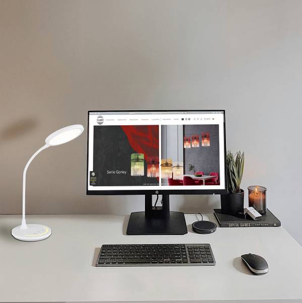 LED-tafellamp Kenny acrylglas - 1-lichts
