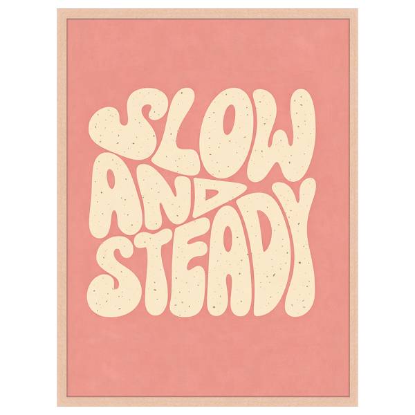 Kunstdruck Slow & Steady Buche / Acrylglas - 63 x 83 cm