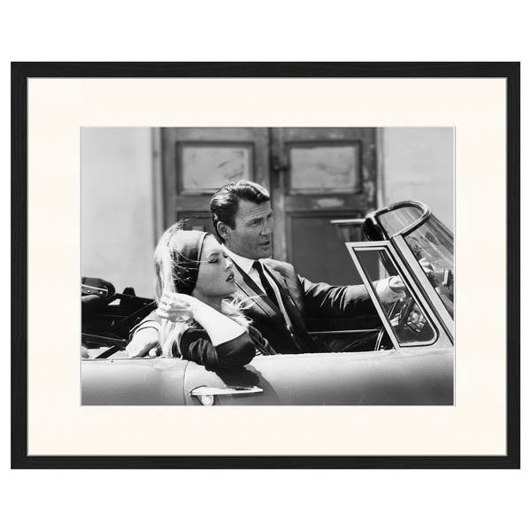 Kunstdruck Brigitte Bardot Contempt Buche / Acrylglas - 53 x 63 cm