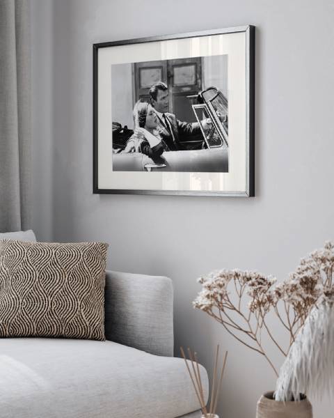 Kunstdruck Brigitte Bardot Contempt Buche / Acrylglas - 53 x 63 cm