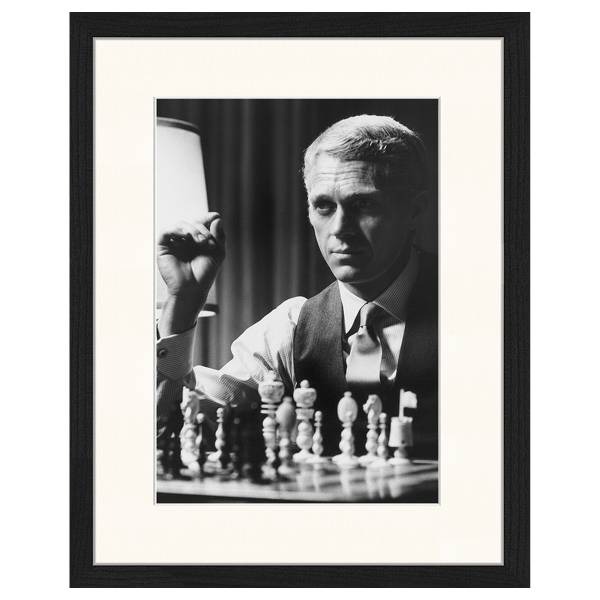 Kunstdruck Steve McQueen Thomas Crown Buche / Acrylglas - 33 x 43 cm