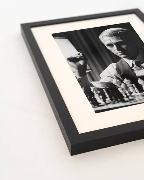 Kunstdruck Steve McQueen Thomas Crown Buche / Acrylglas - 33 x 43 cm