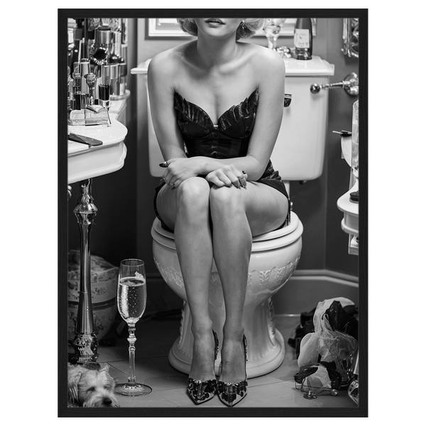Kunstdruck Glamour Break Buche / Acrylglas - 63 x 83 cm