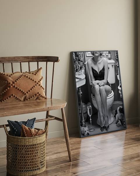 Kunstdruck Glamour Break Buche / Acrylglas - 63 x 83 cm