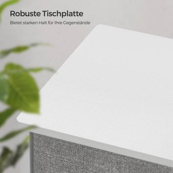 Kommode Tandiga - Breite 80 cm Grau / Weiß