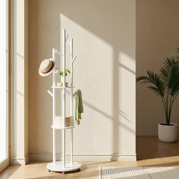 Porte-manteau Magais Blanc