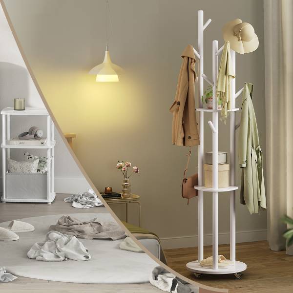 Porte-manteau Magais Blanc