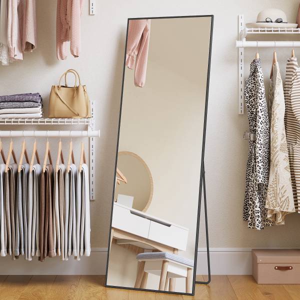 Miroir debout Timotea Noir