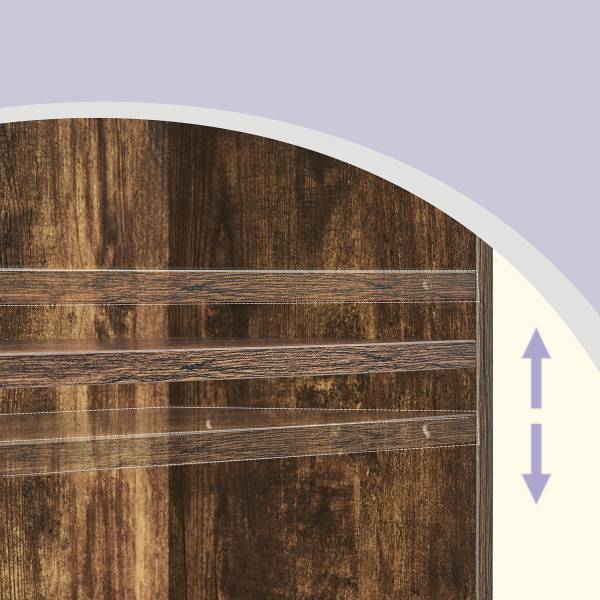 Open kast Kolamba antieke houtlook