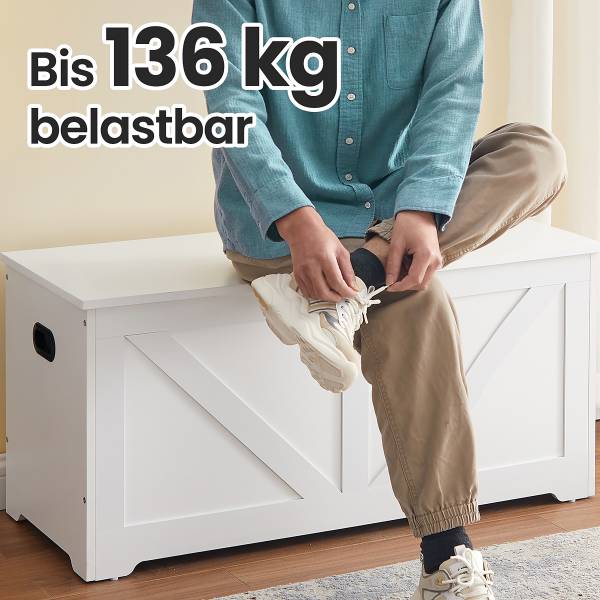 Panca da letto Bakita bianco