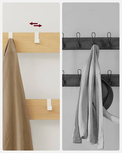 Garde-robe compacte Morristown composée Décor Chêne Clair / Blanc