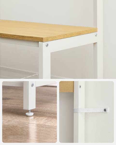 Garde-robe compacte Morristown composée Décor Chêne Clair / Blanc