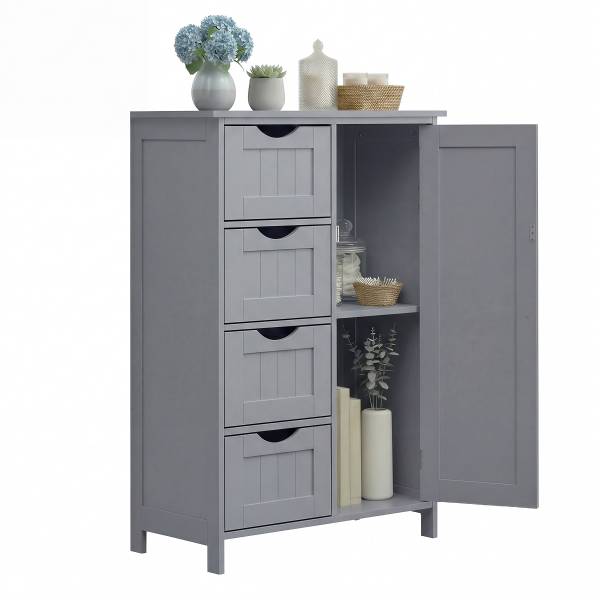 Midischrank Gandzi 55 cm breit Grau