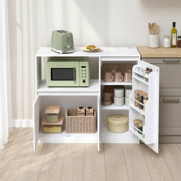 Unterschrank Eraulo 90 cm breit Weiß