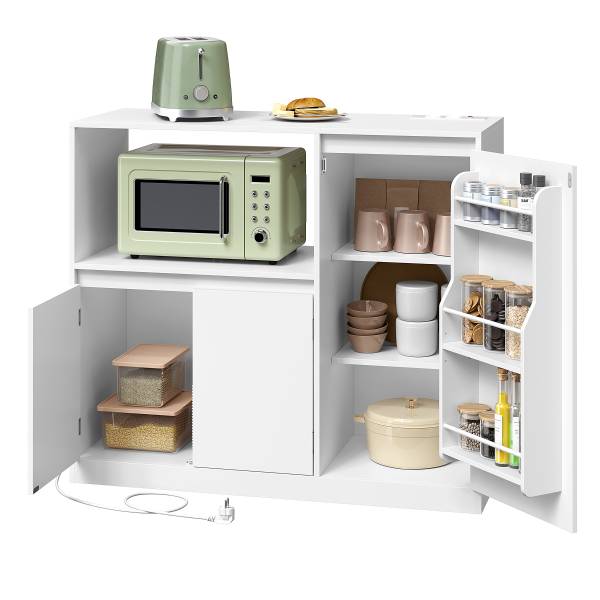 Unterschrank Eraulo 90 cm breit Weiß