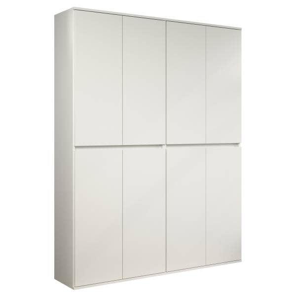 Garderobenschrank Nevada Weiß - Breite: 148 cm