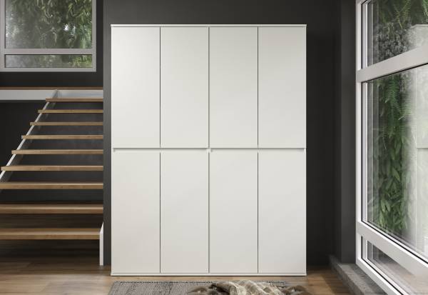 Garderobenschrank Nevada Weiß - Breite: 148 cm