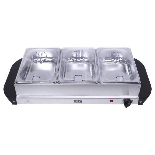 Buffetwärmer SH 3.1 Edelstahl - Silber