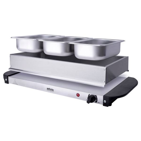 Buffetwärmer SH 3.1 Edelstahl - Silber