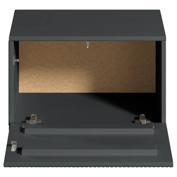 Massives Hänge-TV-Lowboard SKAO Anthrazit - Breite: 250 cm