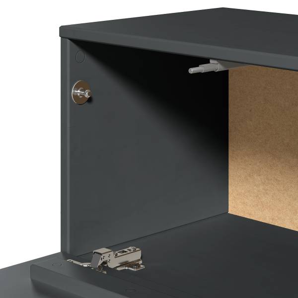 Massives Hänge-TV-Lowboard SKAO Anthrazit - Breite: 250 cm