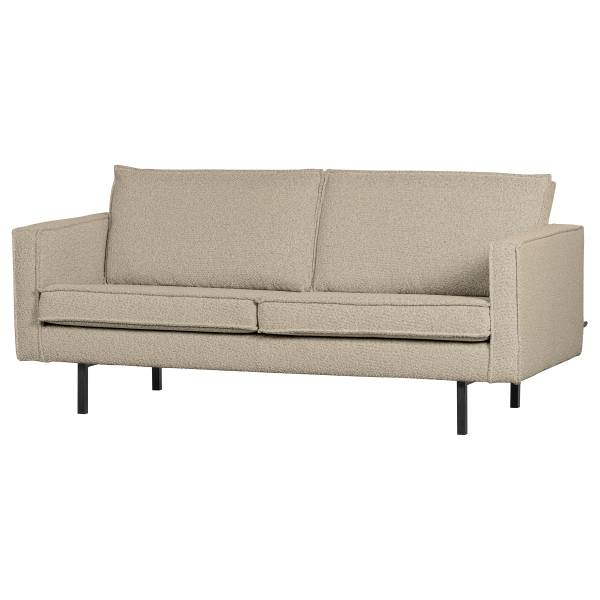 2,5-Sitzer Sofa Rodeo Bouclé Beige - Bouclé - Eisen - 190 x 85 x 86 cm
