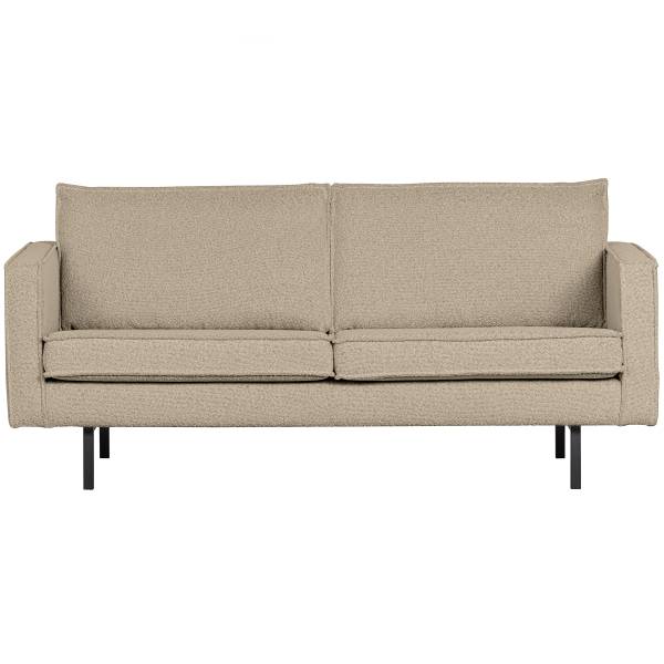 2,5-Sitzer Sofa Rodeo Bouclé Beige - Bouclé - Eisen - 190 x 85 x 86 cm
