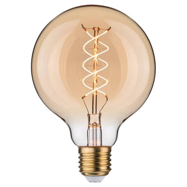 Ampoule LED Rustic Shine Globe S Verre coloré - Doré