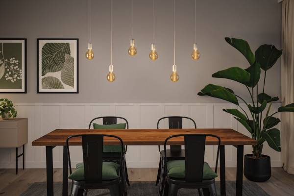Ampoule LED Rustic Shine Globe S Verre coloré - Doré