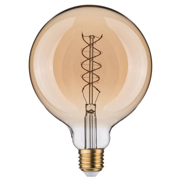 Ampoule LED Globe Rustic Shine Verre coloré - Or