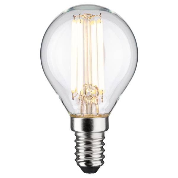LED-lichtbron Eco-Line druppel 78 mm transparant glas - warm wit