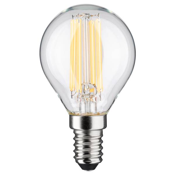 LED-lichtbron Eco-Line druppel 78 mm transparant glas - warm wit