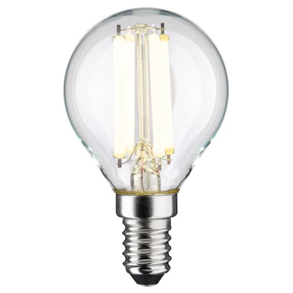 LED-lichtbron Eco-Line druppel 78 mm transparant glas - universeel wit