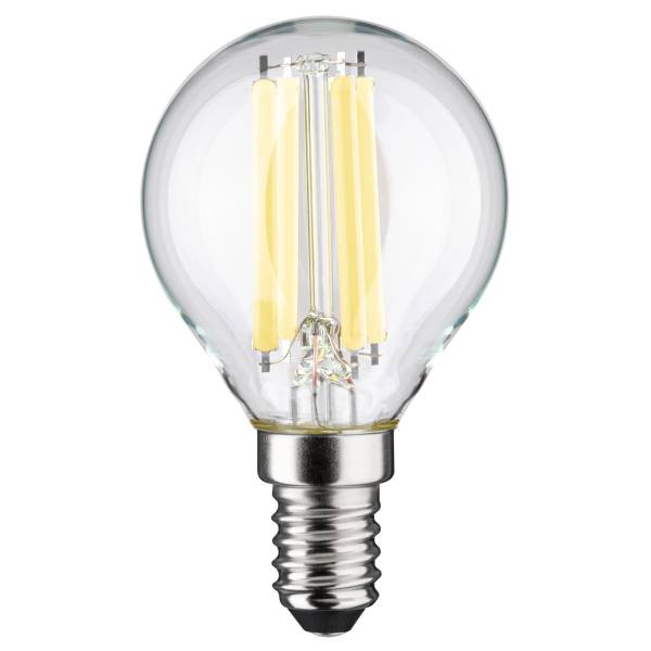 LED-lichtbron Eco-Line druppel 78 mm transparant glas - universeel wit