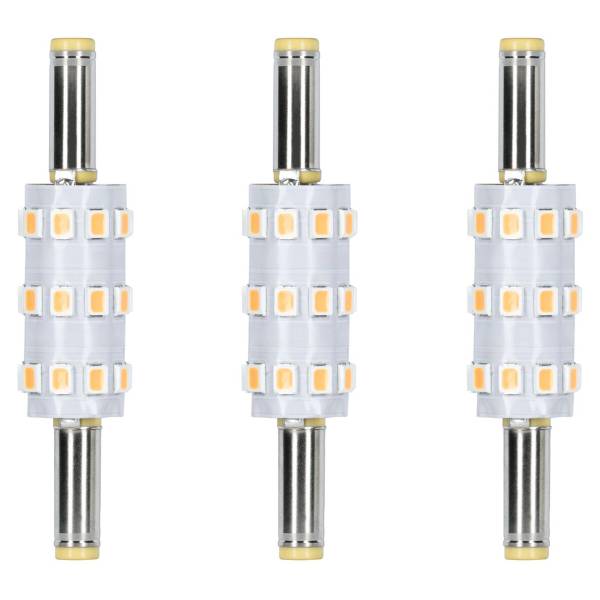 LED-Leuchtmittel Taina Kunststoff - Silber - Warmweiß