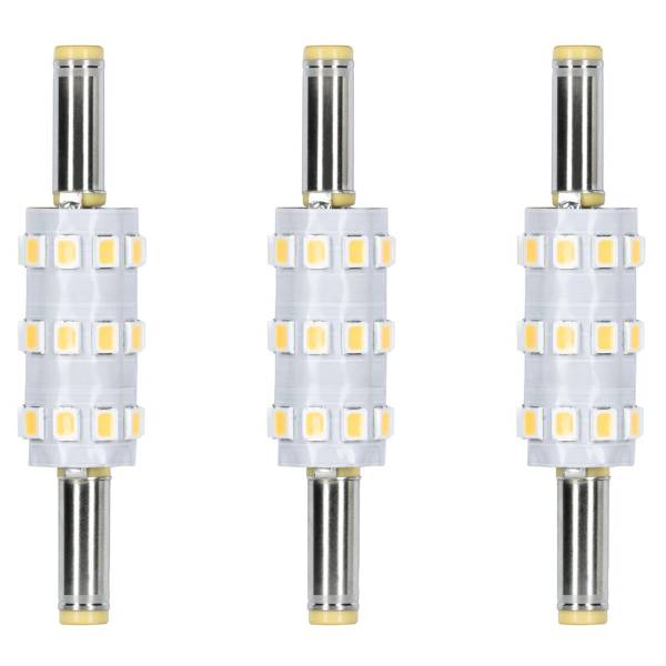 LED-Leuchtmittel Taina Kunststoff - Silber - Warmweiß