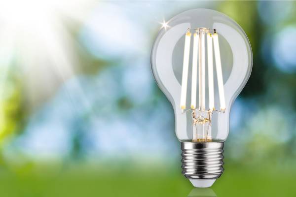 Ampoule LED Eco-Line Verre clair - Blanc chaud
