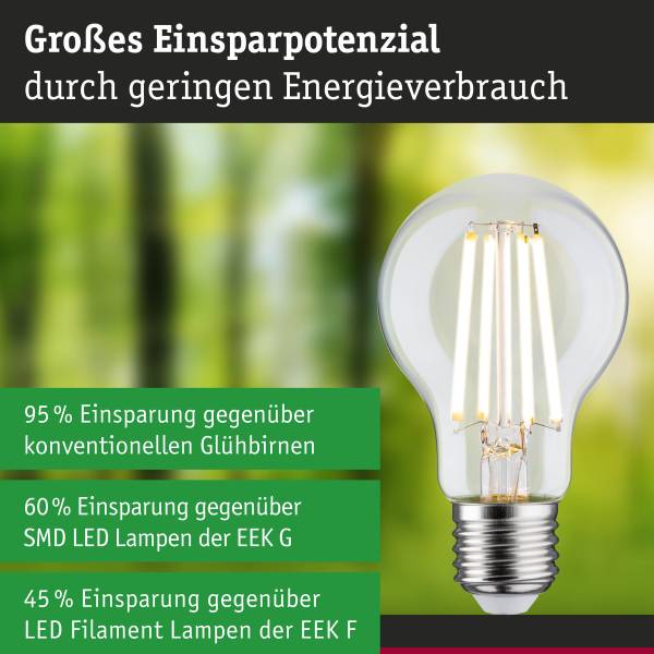 Ampoule LED Eco-Line Verre clair - Blanc chaud