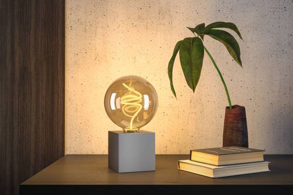 Ampoule LED Floating Shine Globe A Verre clair - Doré