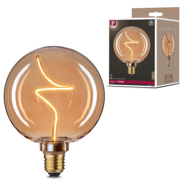 Ampoule LED Floating Shine Globe A Verre clair - Doré