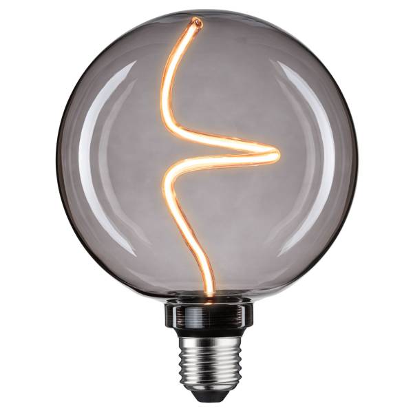 Ampoule LED Floating Shine Globe A Verre clair - Gris