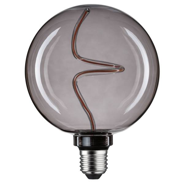 Ampoule LED Floating Shine Globe A Verre clair - Gris