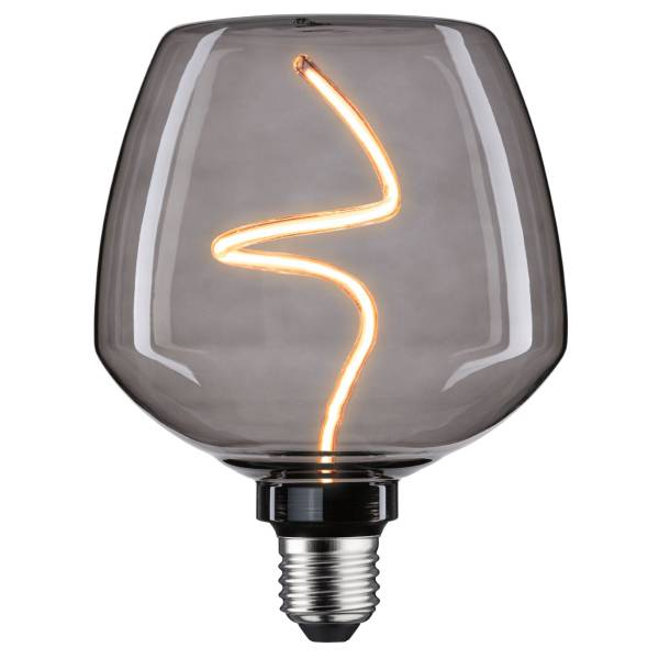 Ampoule LED Floating Shine Globe B Verre clair - Gris