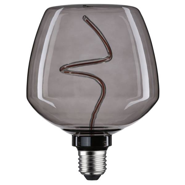 Ampoule LED Floating Shine Globe B Verre clair - Gris