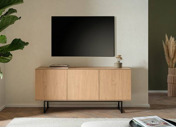 TV-Lowboard Mavony Eiche Dekor - Breite: 150 cm