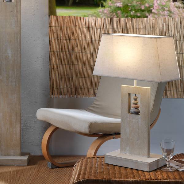 LED-Tischleuchte 4849 Miriel grande Baumwollstoff - 1-flammig