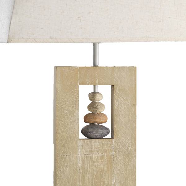 LED-Tischleuchte 4849 Miriel grande Baumwollstoff - 1-flammig