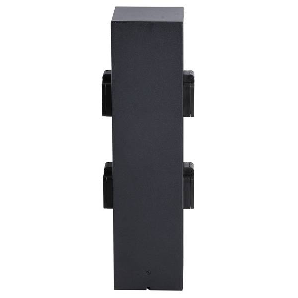 Outdoor Steckdosenleiste Multisocket Aluminium / Stahl - Schwarz