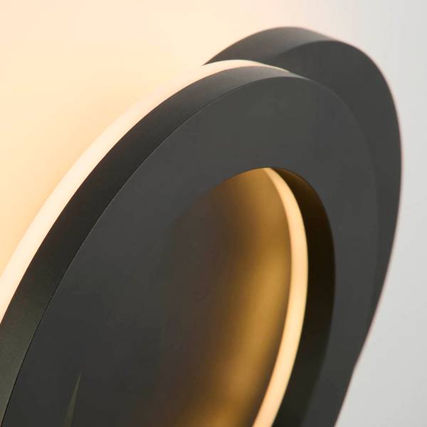 Applique extérieure LED Hyde Aluminium - Noir - 1-flamme
