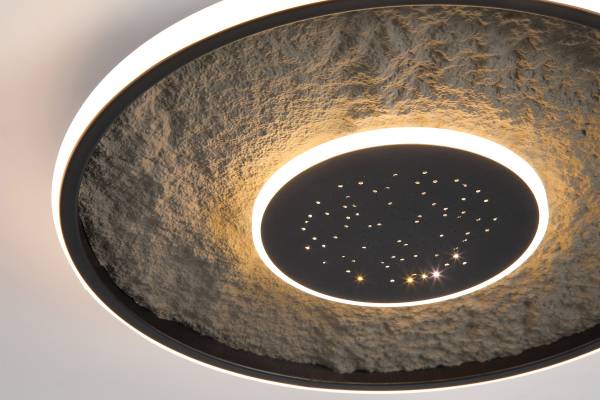 LED-Deckenleuchte Lumadisc Typ B Stahl - Schwarz - 1-flammig